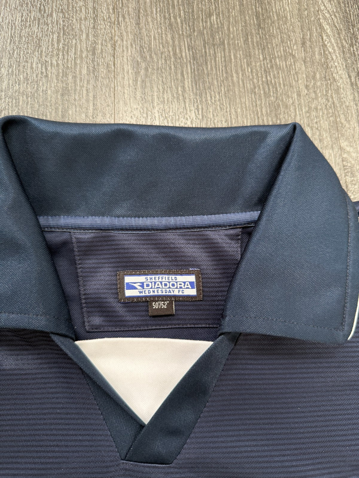 Original Diadora Sheffield Wednesday 2002/2003 Long Sleeve Away Shirt XXL 2XL2