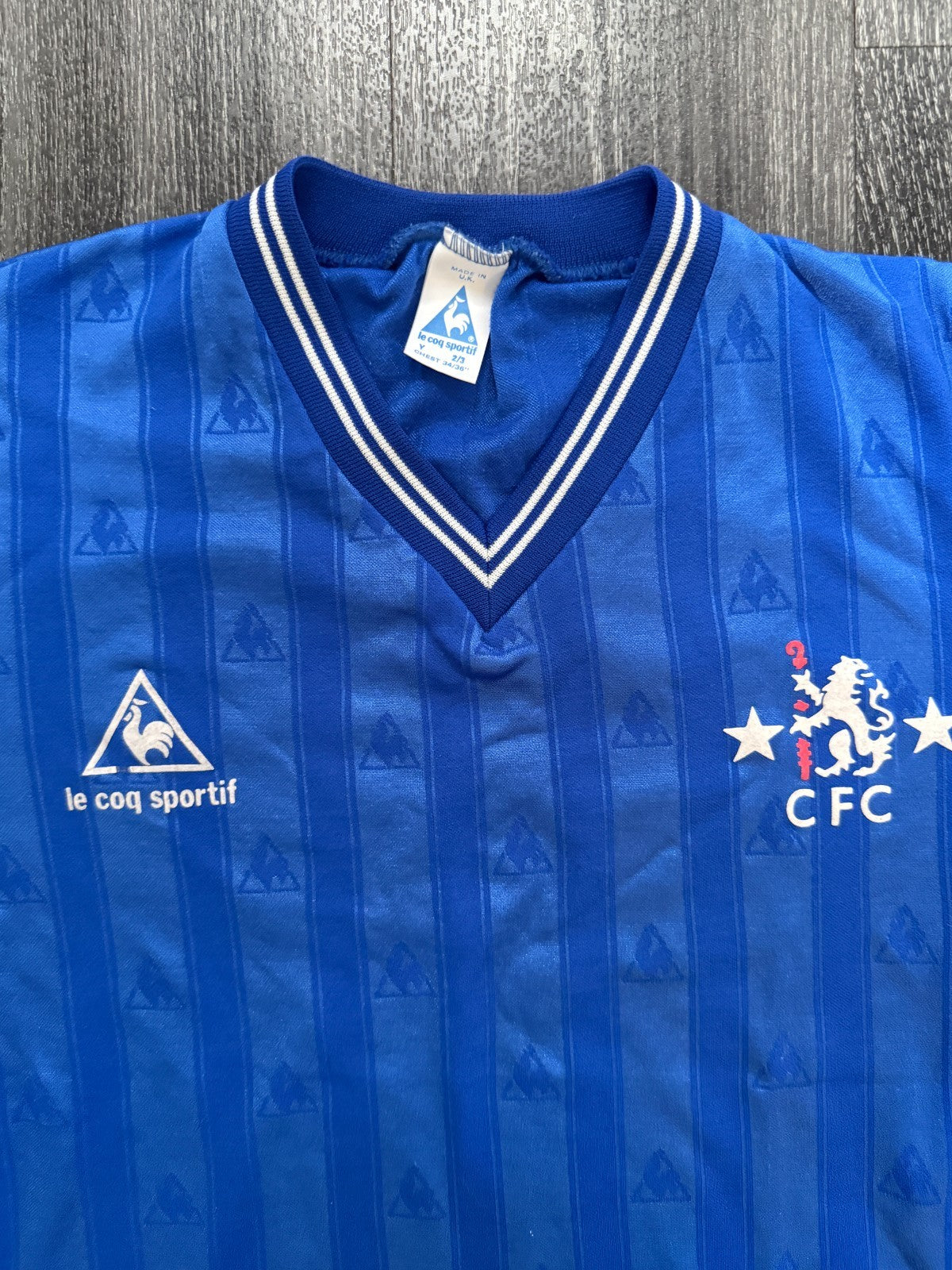 Original Le Coq Sportif Chelsea 1985/1986 Home Shirt Youth/Small1