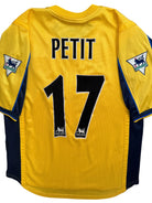 Original Nike Arsenal 1999/2000 Away Shirt PETIT 17 Mens Medium M0