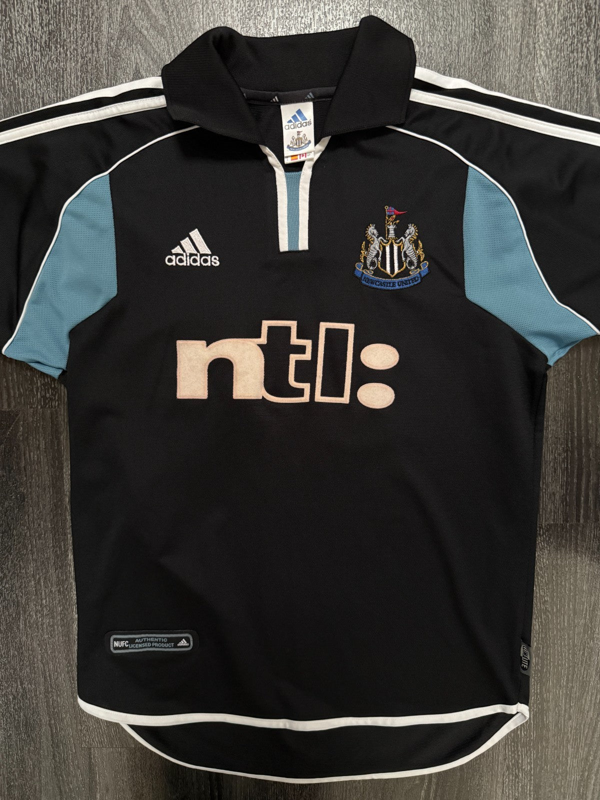 Original Adidas Newcastle United 2000/2001 Away Shirt Mens Small S0