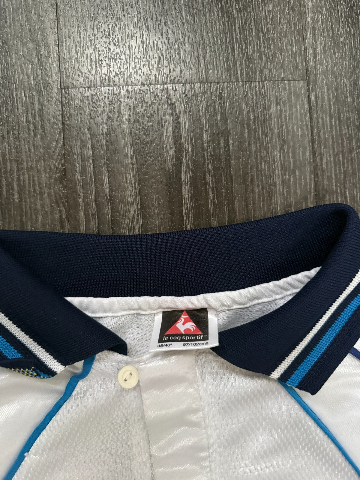 Original Le Coq Sportif Manchester City 1999/2000 Away Shirt Mens Medium2