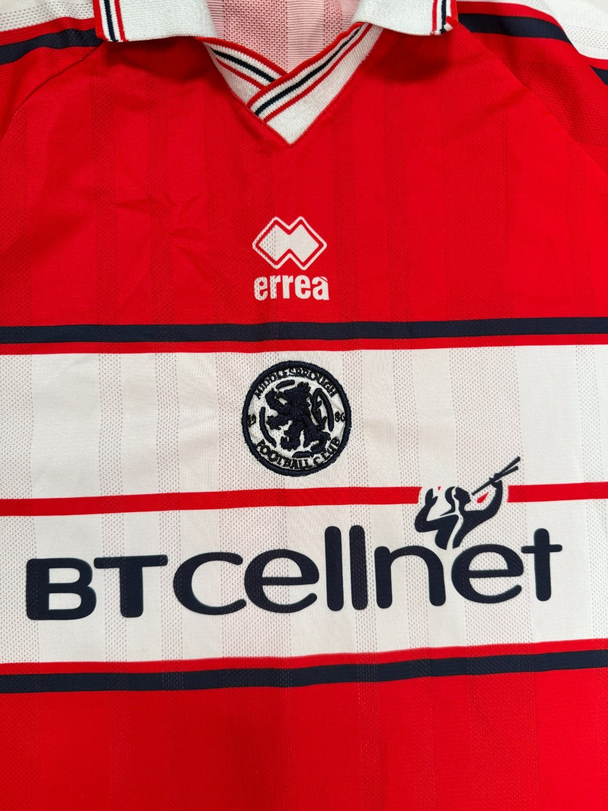 Original Errea Middlesbrough 2000/2001 Home Shirt INCE 9 Mens Extra Large1
