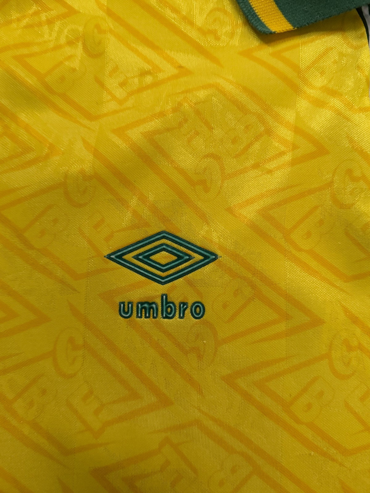 Original Umbro Brazil Brasil 1992 Home Shirt Mens Large L4