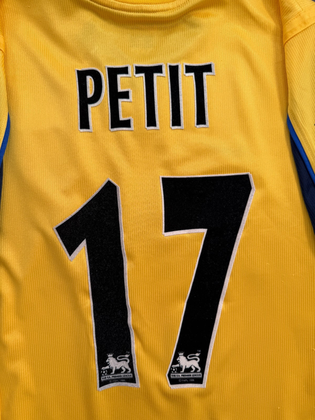 Original Nike Arsenal 1999/2000 Away Shirt PETIT 17 Mens Medium M1