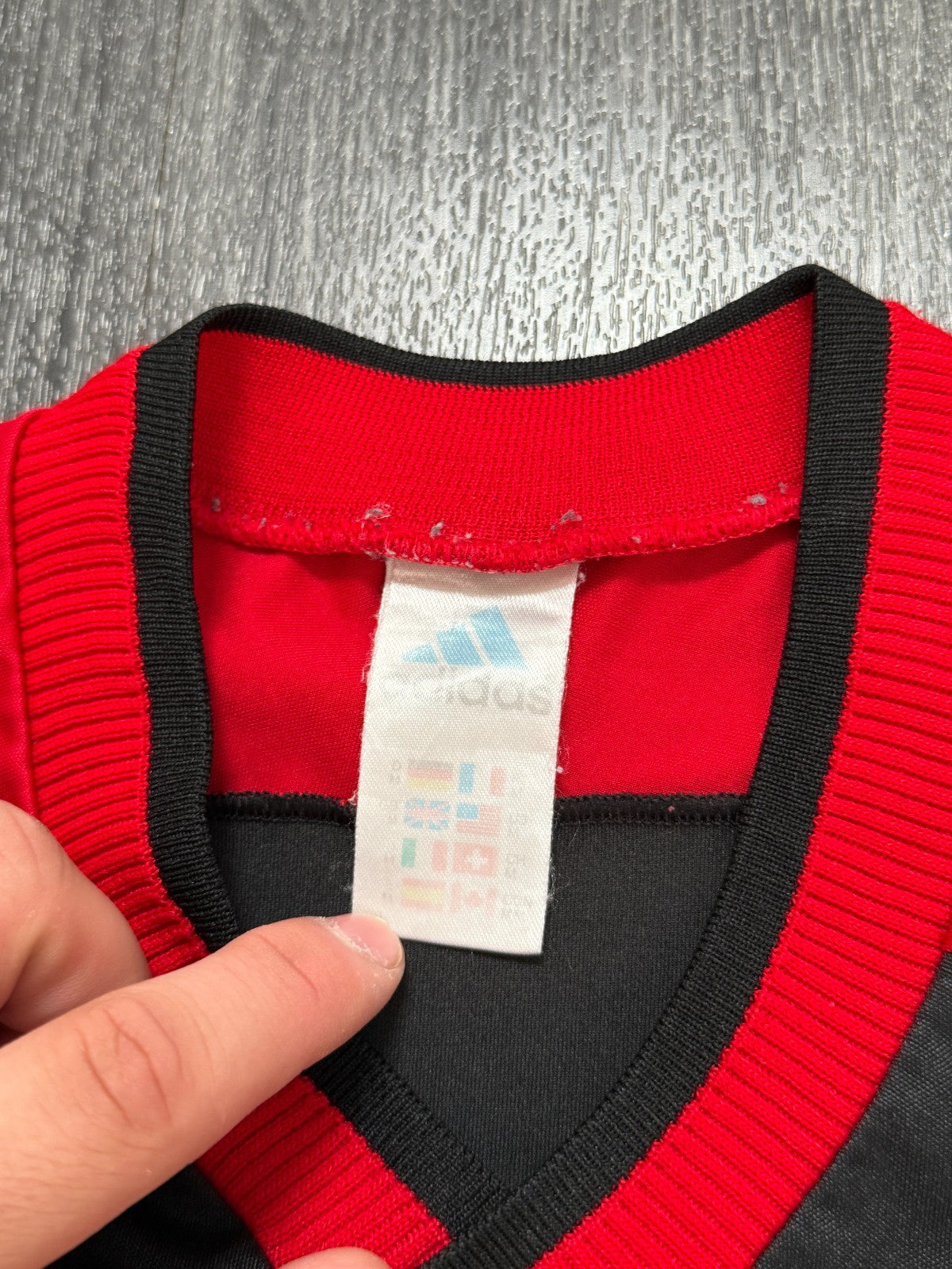 Original Adidas AC Milan 1998/1999 Long Sleeve Training Shirt Mens Medium2