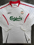 Original Reebok Liverpool 2005/2006 Long Sleeve Away Shirt Mens Medium0