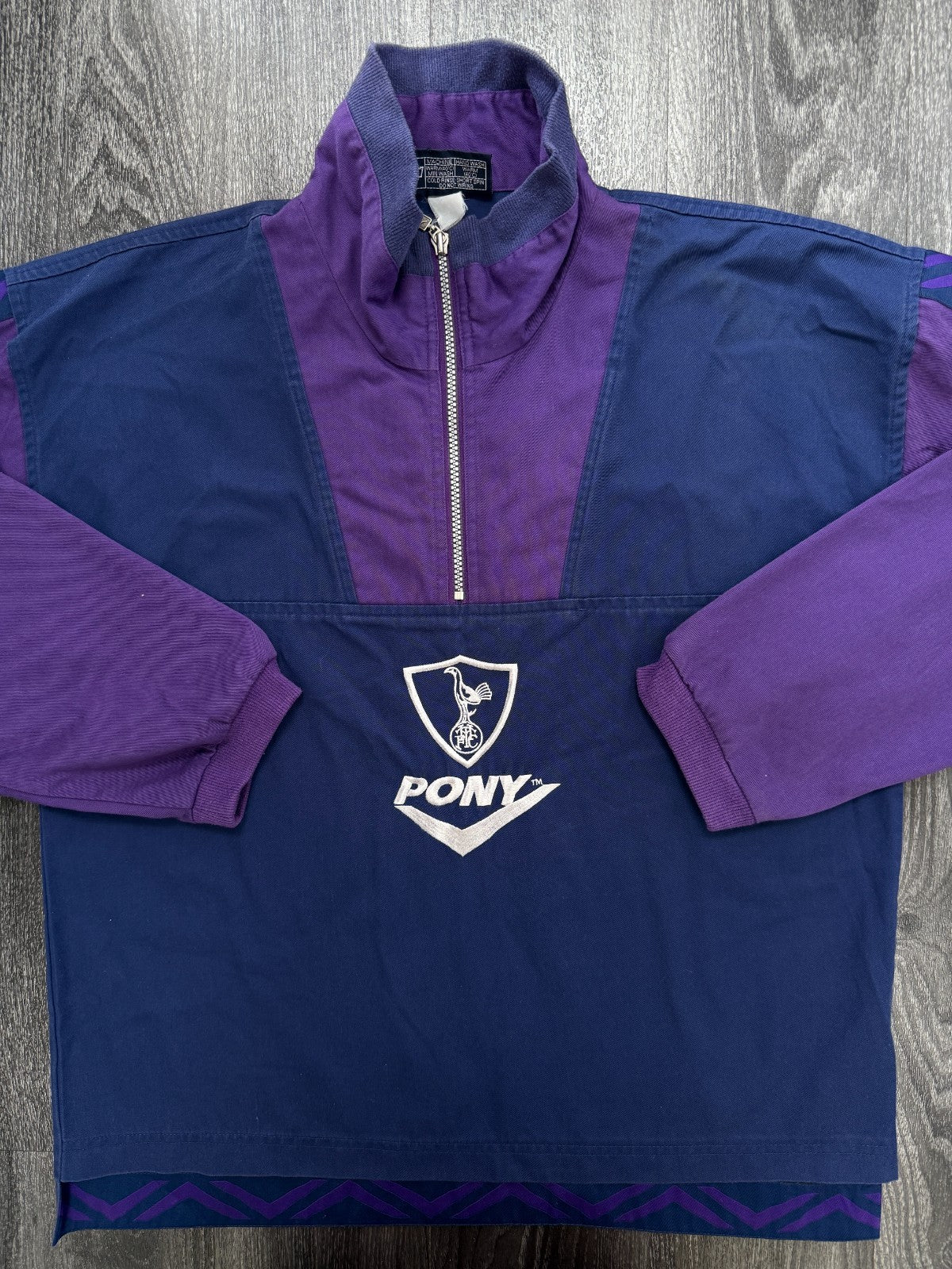 PONY Tottenham Hotspur Spurs 1995/1996 Drill Top Jacket Mens Large0