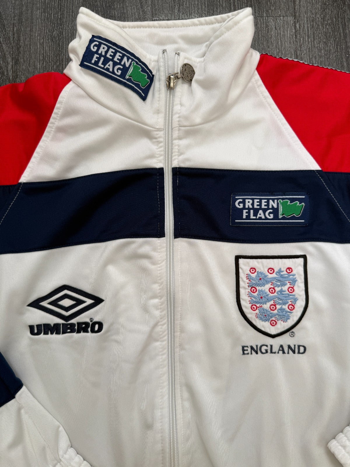Original Umbro England 1998/1999 Track Jacket Mens Large1