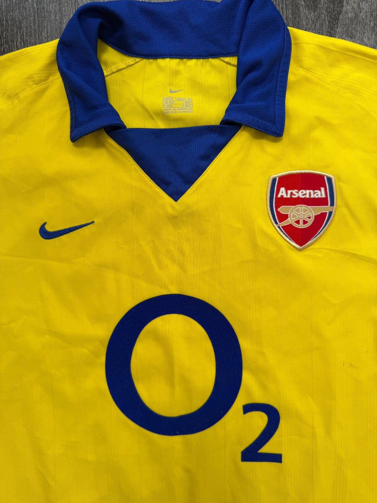 Original Authentic Nike Arsenal 2003/2004 Away Shirt Mens Medium1