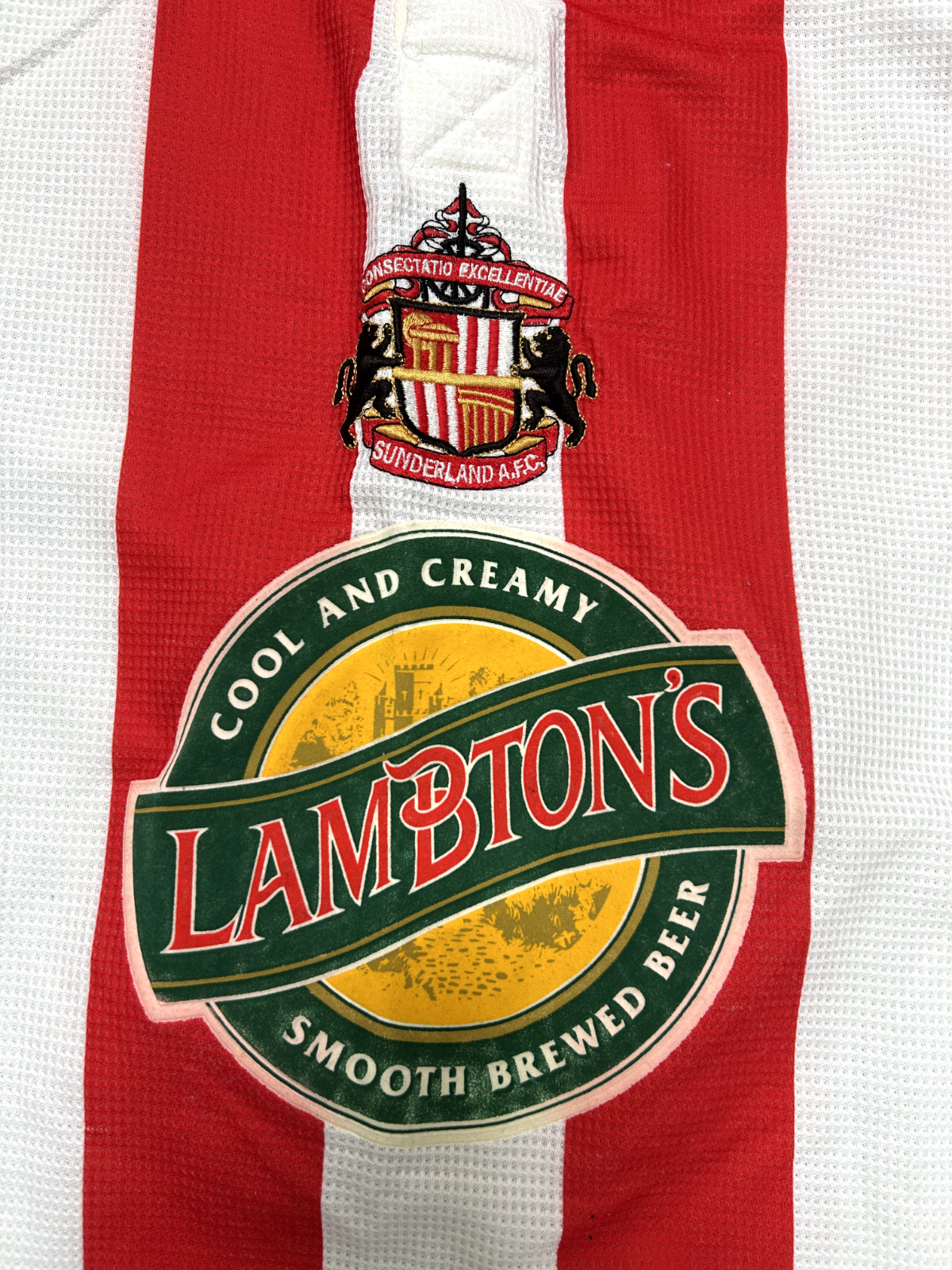 Original Authentic Asics Sunderland AFC 1997/1998 Home Shirt Mens Small1