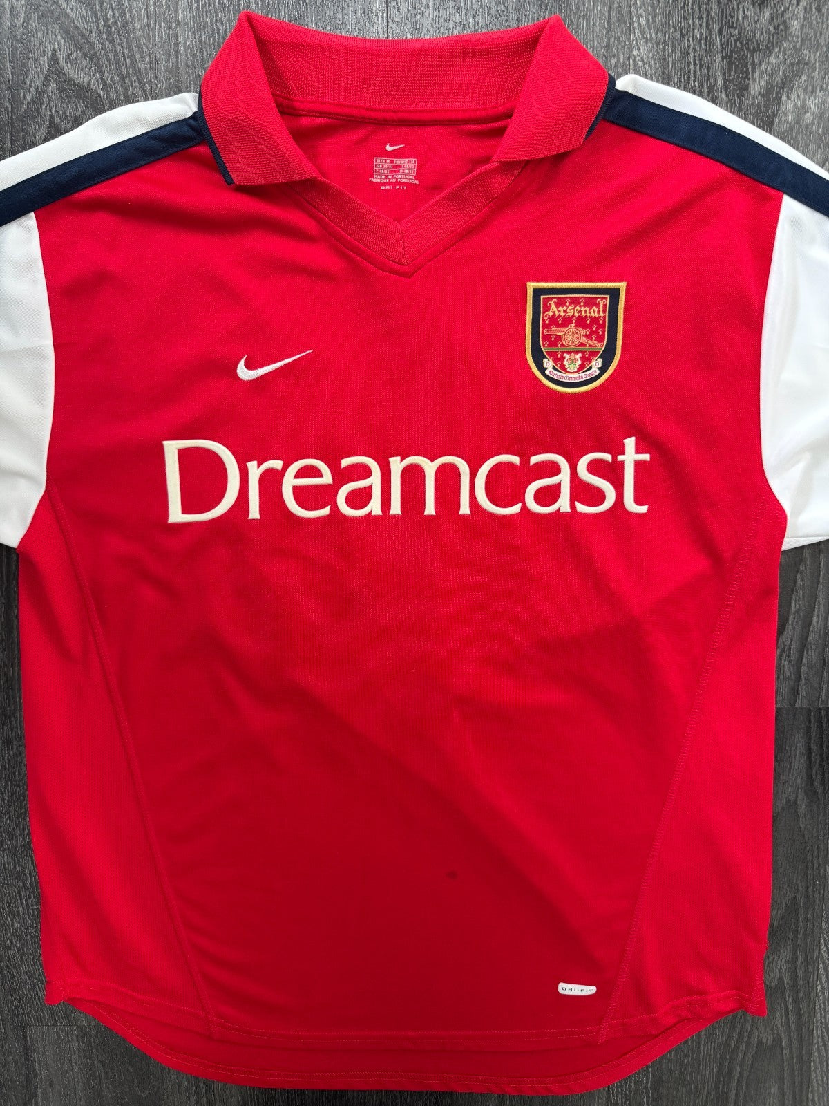 Original Nike Arsenal 2000/2001 Home Shirt HENRY 14 Mens Medium M3