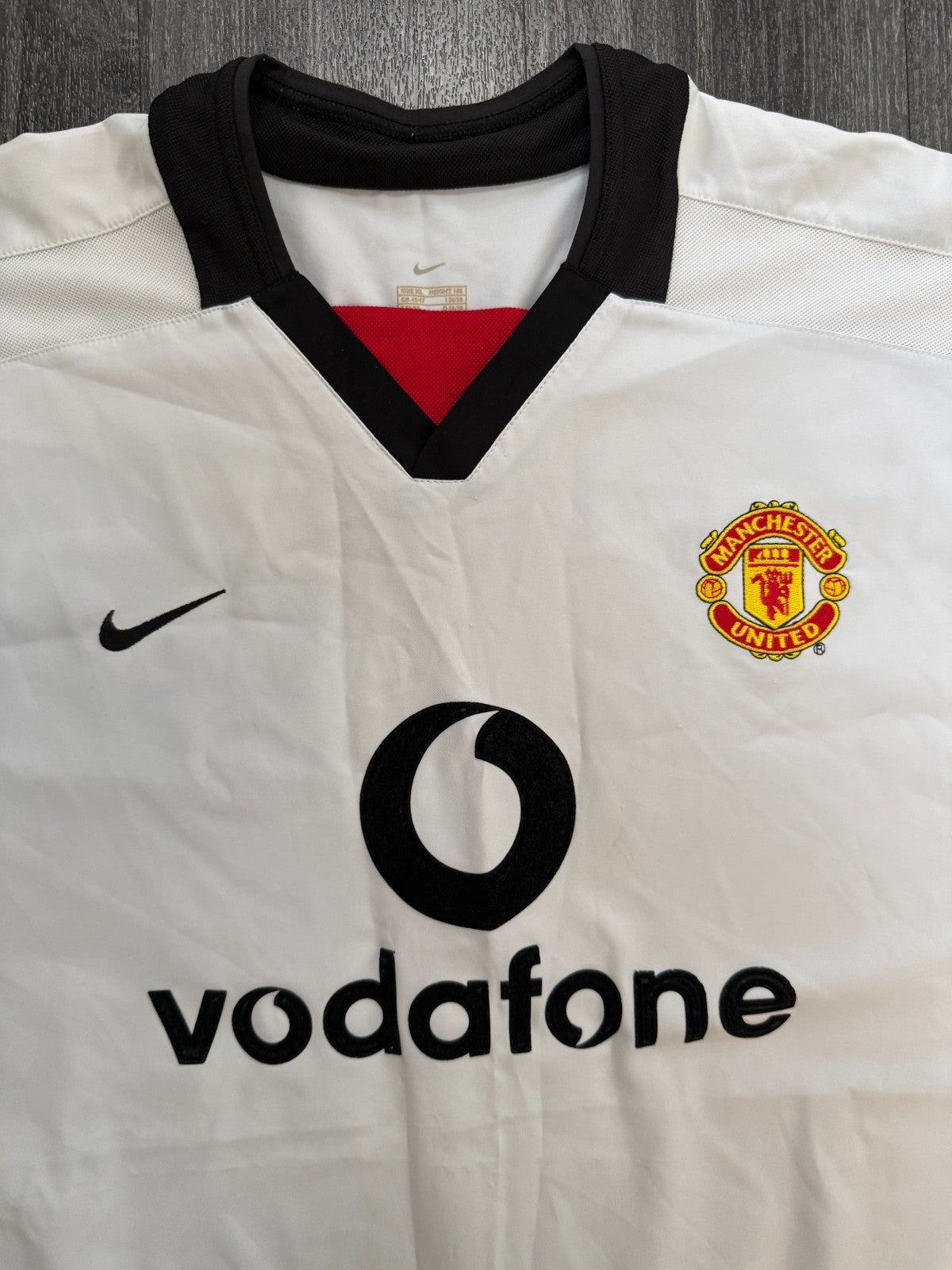Original Authentic Nike Manchester United 2002/2003 Away Shirt Mens Extra Large1