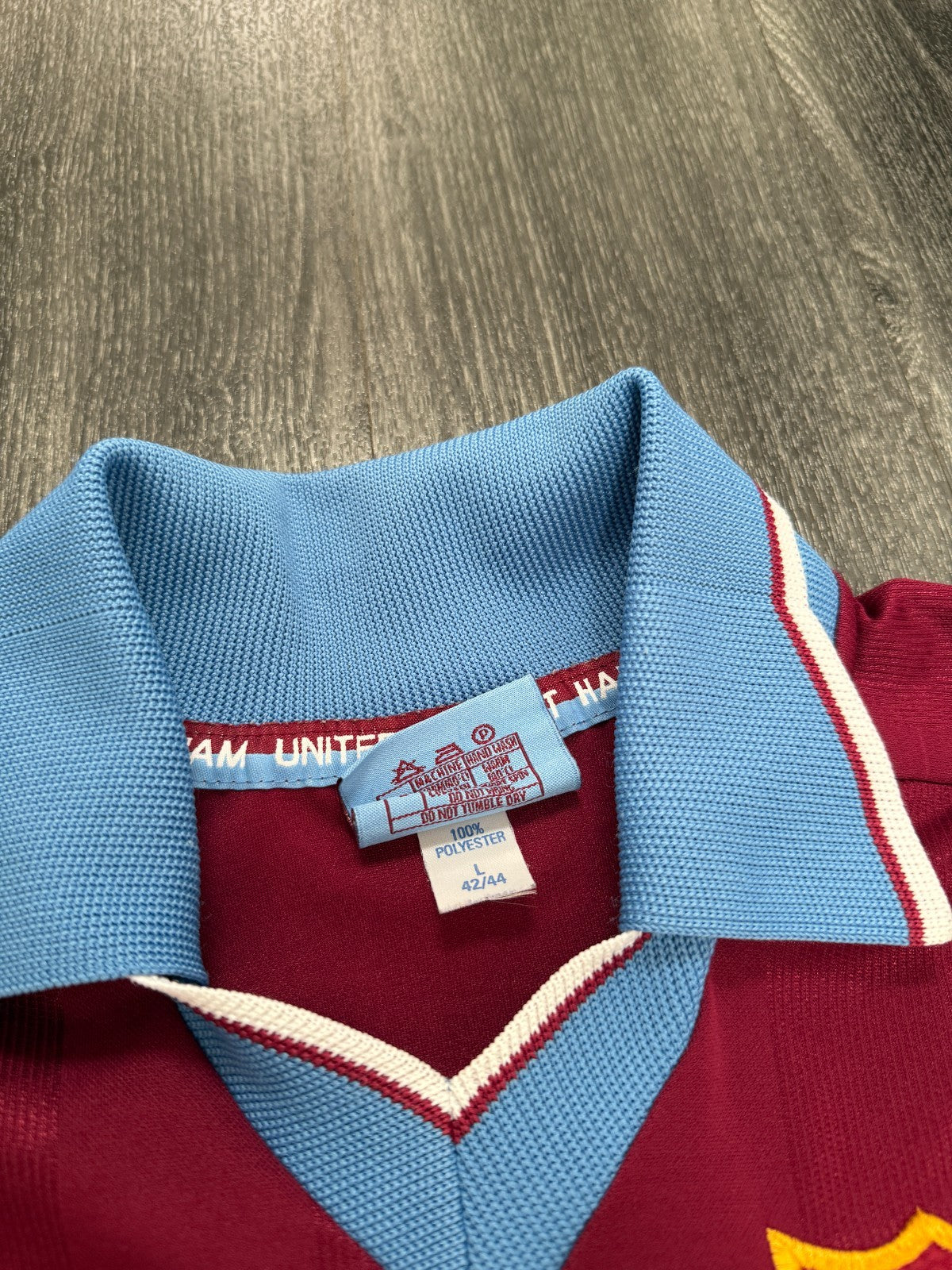 Original PONY West Ham United 1997/1998 Home Shirt Mens Large2
