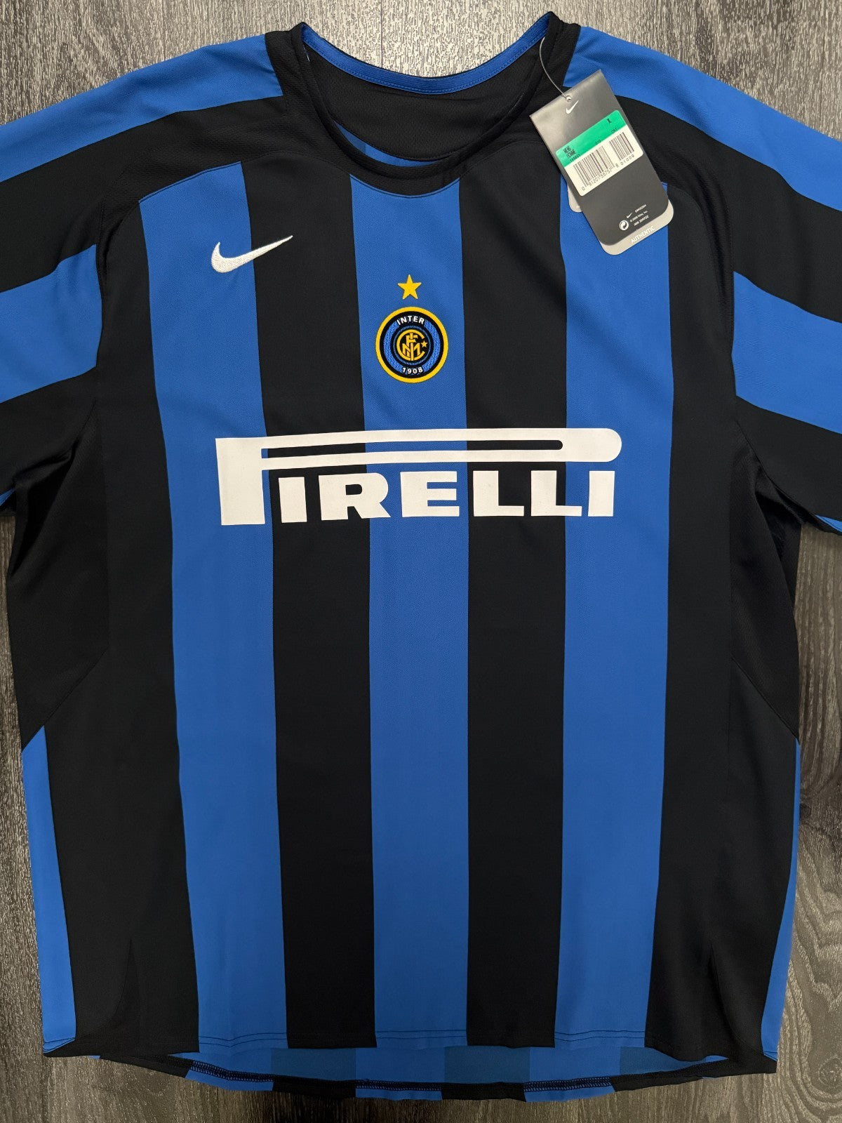 BNWT Original Nike Inter Milan 2005/2006 Home Shirt Mens Extra Large XL0