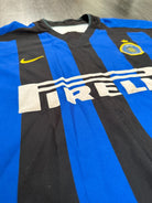 Original Authentic Nike Inter Milan 2002/2003 Home Shirt Mens Small3