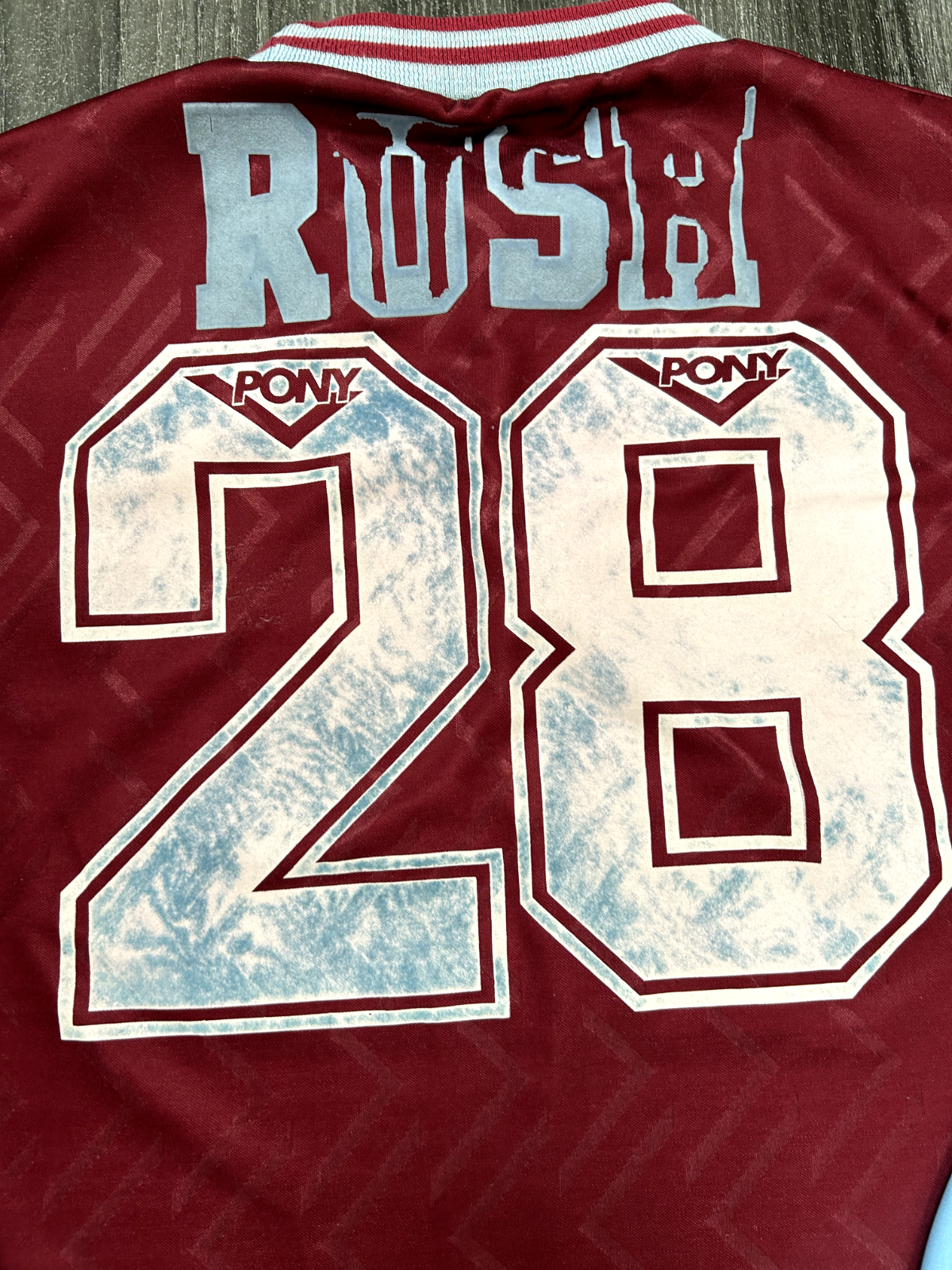 Authentic Pony West Ham United 1993/1994 Home Shirt Long Sleeve Rush 2810