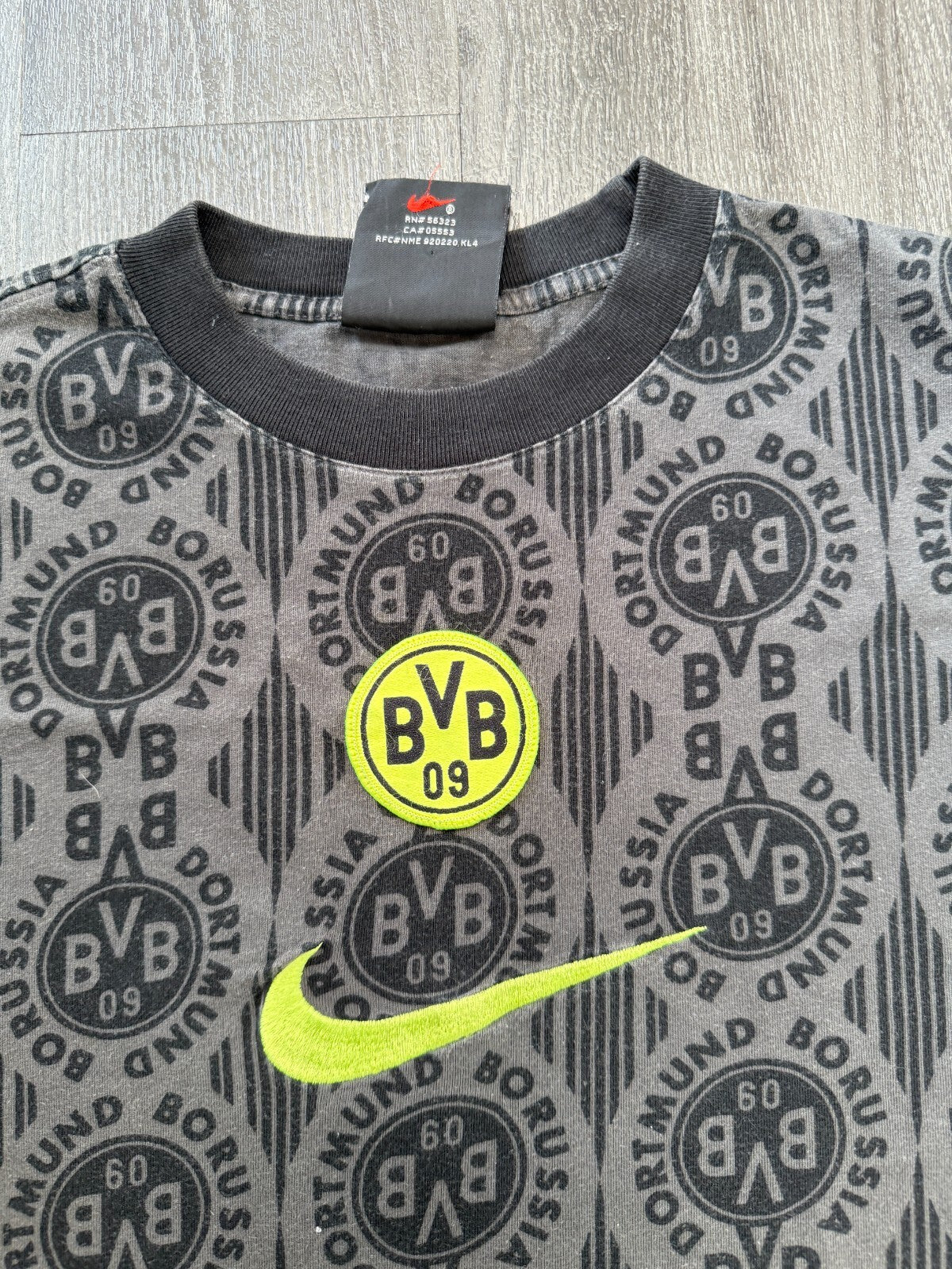 Original Authentic Nike Borussia Dortmund BVB 1994/1995 Training Shirt Men Large1