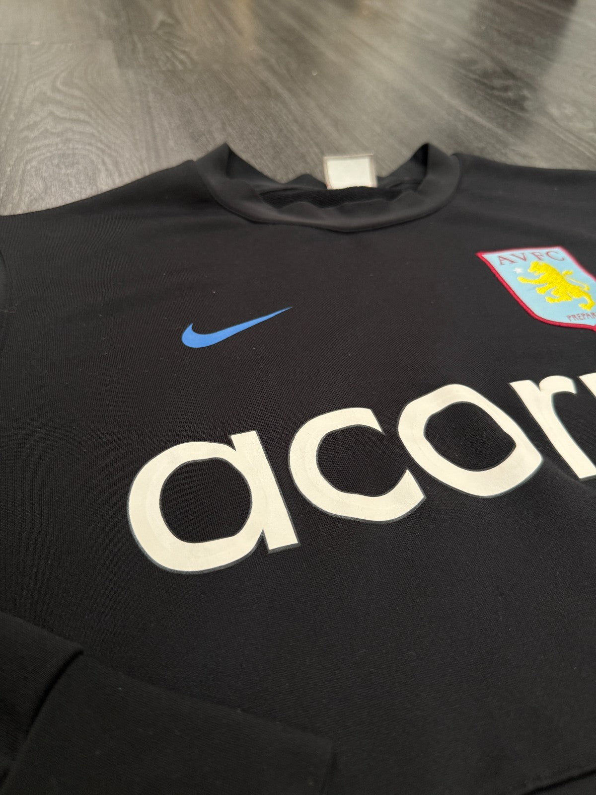 Original Nike Aston Villa 2008/2009 Training Jumper Mens Medium3