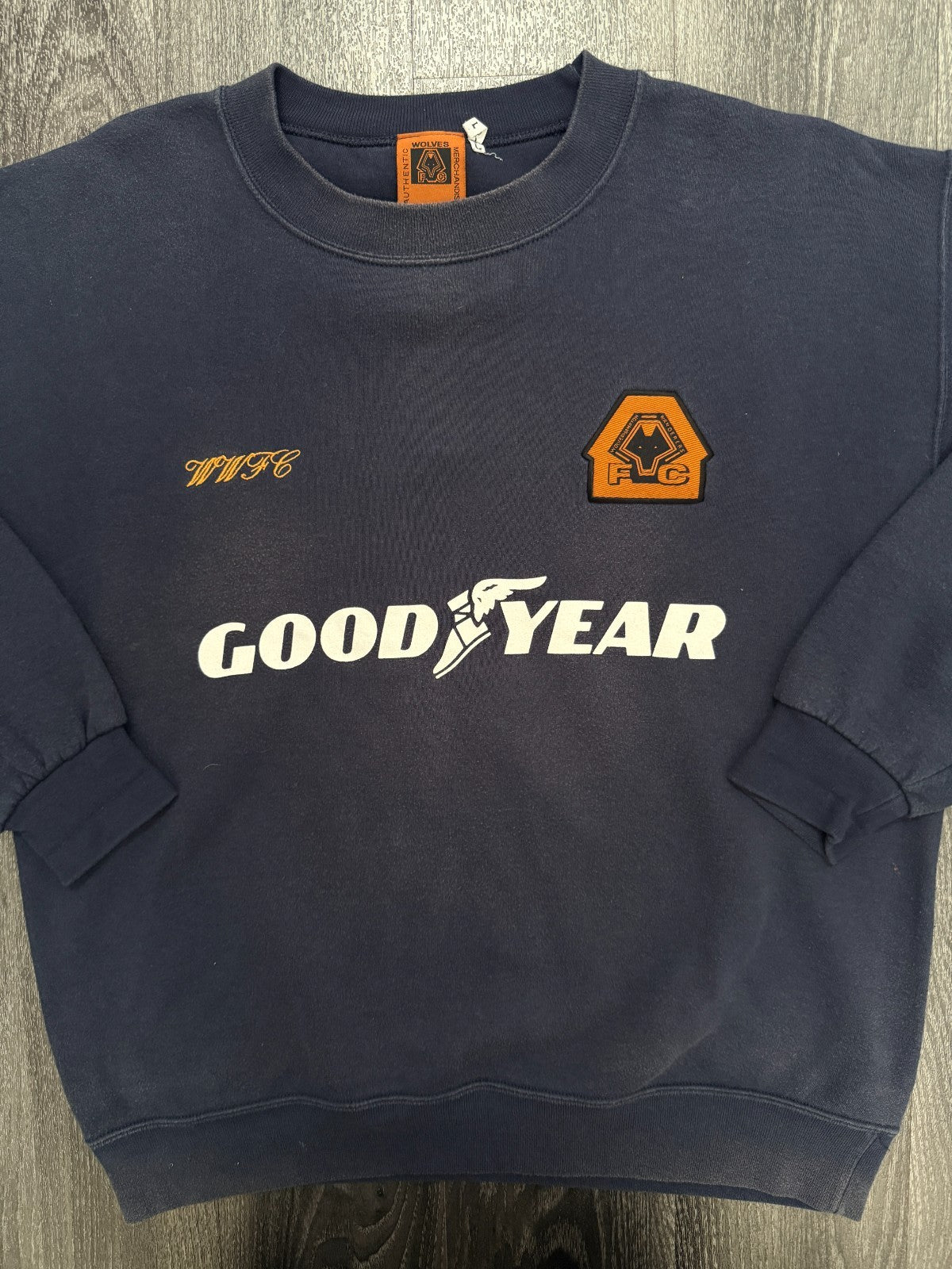 Original Wolverhampton Wanderers 1990s Training Jumper Mens Large0
