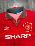 Original Authentic Umbro Manchester United 1994/1995 Home Shirt Mens XL1