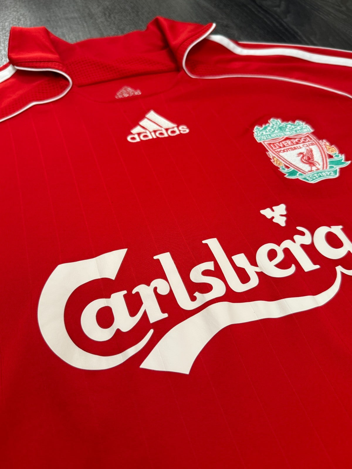 Original Adidas Liverpool 2006/2007 Home Shirt Mens Medium4