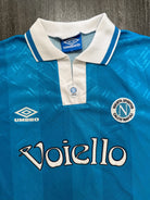 Original Authentic Umbro SSC Napoli 1993/1994 Home Shirt Mens Extra Large1