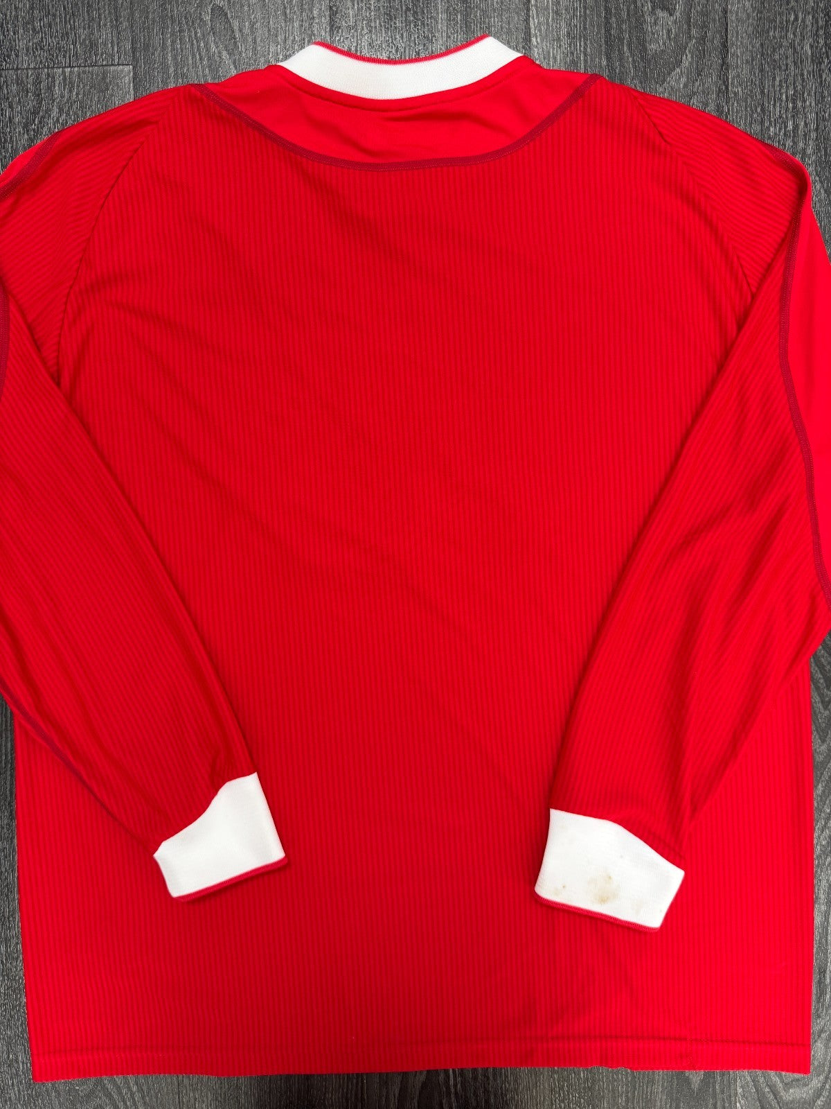 Original Reebok Liverpool 2002/2003 Long Sleeve Home Shirt Mens XXL 2XL7