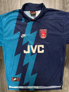 Original Nike Arsenal 1995/1996 Away Shirt Mens Extra Large XL0