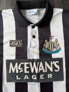 Original ASICS Newcastle United 1993/1994 Home Shirt Mens Extra Large1