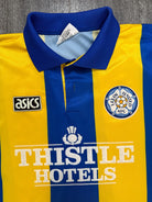 Original Asics Leeds United 1993/1994 Away Shirt Mens Extra Large XL1