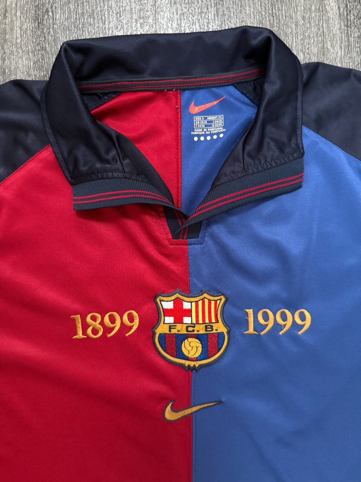 Original Nike Barcelona 1999/2000 Centenary Home Shirt Mens Small S1