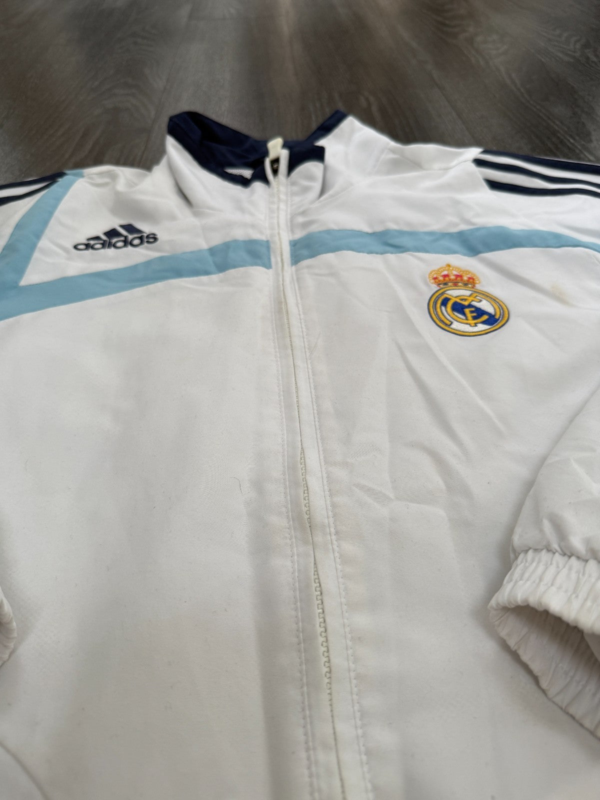 Original Authentic Adidas Real Madrid 2006/2007 Track Jacket Mens Small3