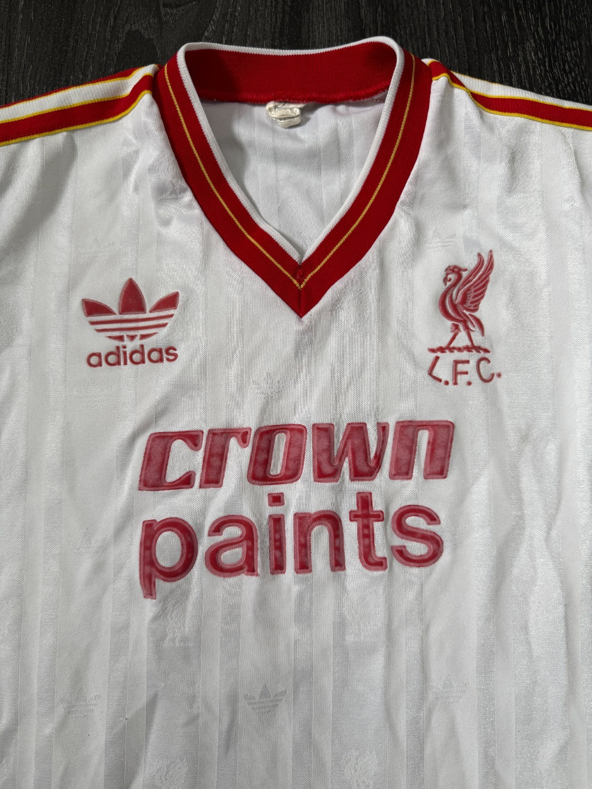 Original Authentic Adidas Liverpool 1985/1986 Away Shirt Mens Small1
