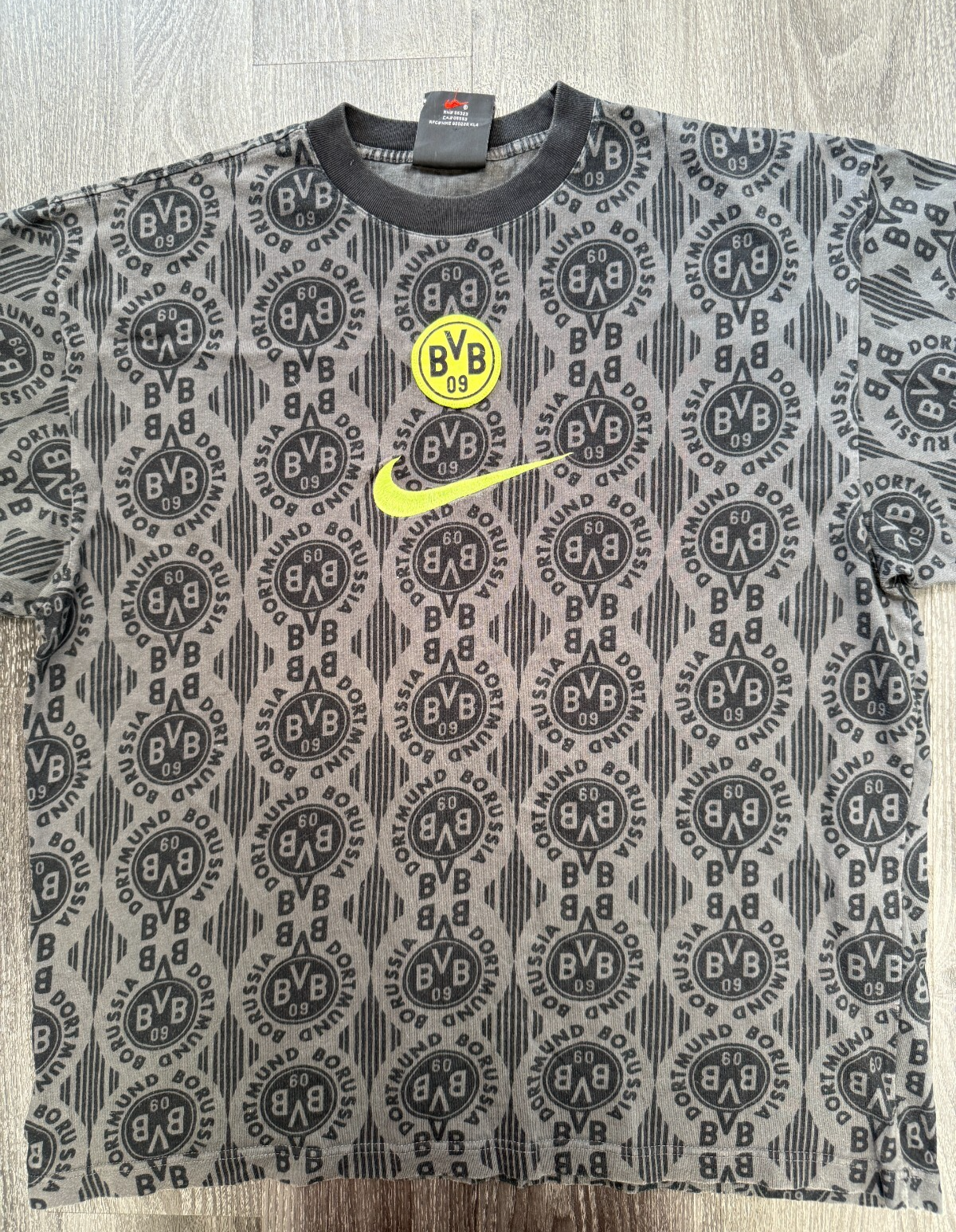 Original Authentic Nike Borussia Dortmund BVB 1994/1995 Training Shirt Men Large0