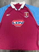 Original Authentic Reebok Aston Villa 1998/1999 Home Shirt Mens XXL 2XL0