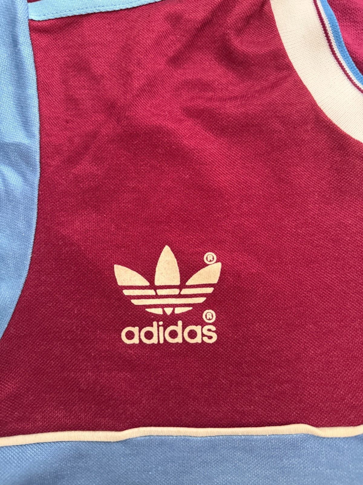 Original Authentic Adidas West Ham United 1983/1984 Home Shirt Mens Large4