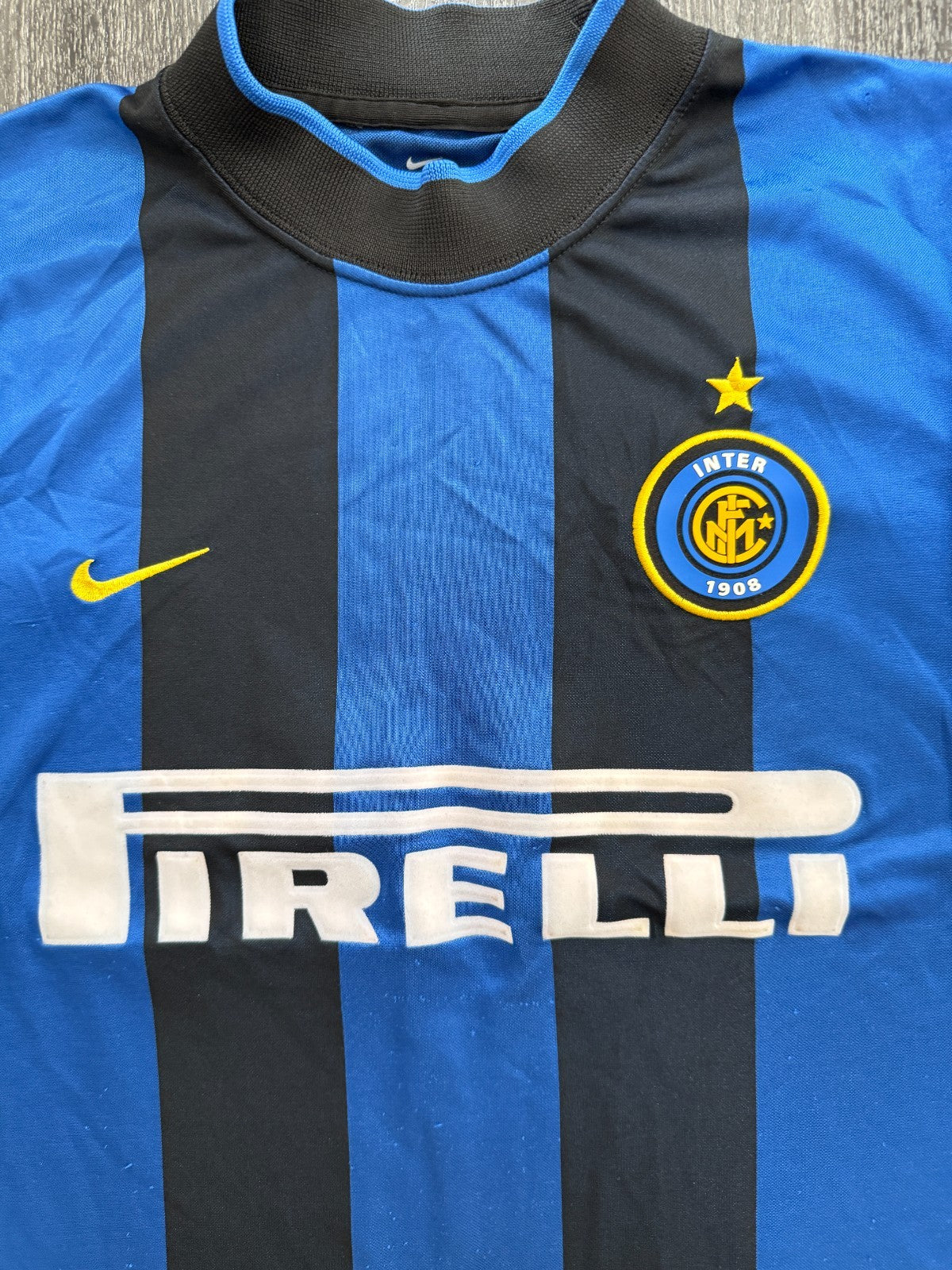 Original Authentic Nike Inter Milan 2000/2001 Home Shirt Mens Medium1