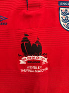 Original Umbro England 2000 Away Shirt 'WEMBLEY FINAL MATCHES' Mens XL3