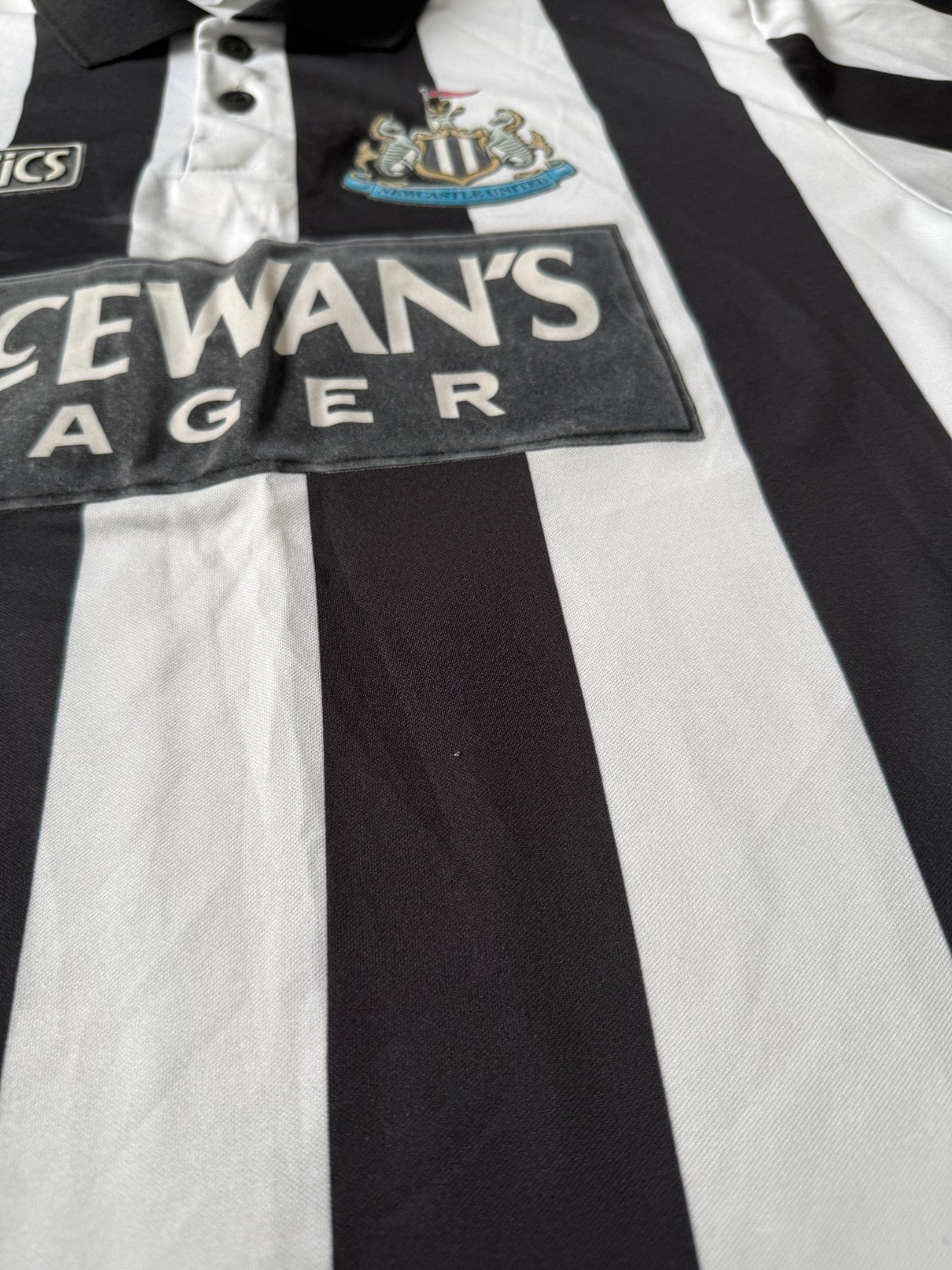 Original ASICS Newcastle United 1993/1994 Home Shirt Mens Extra Large2