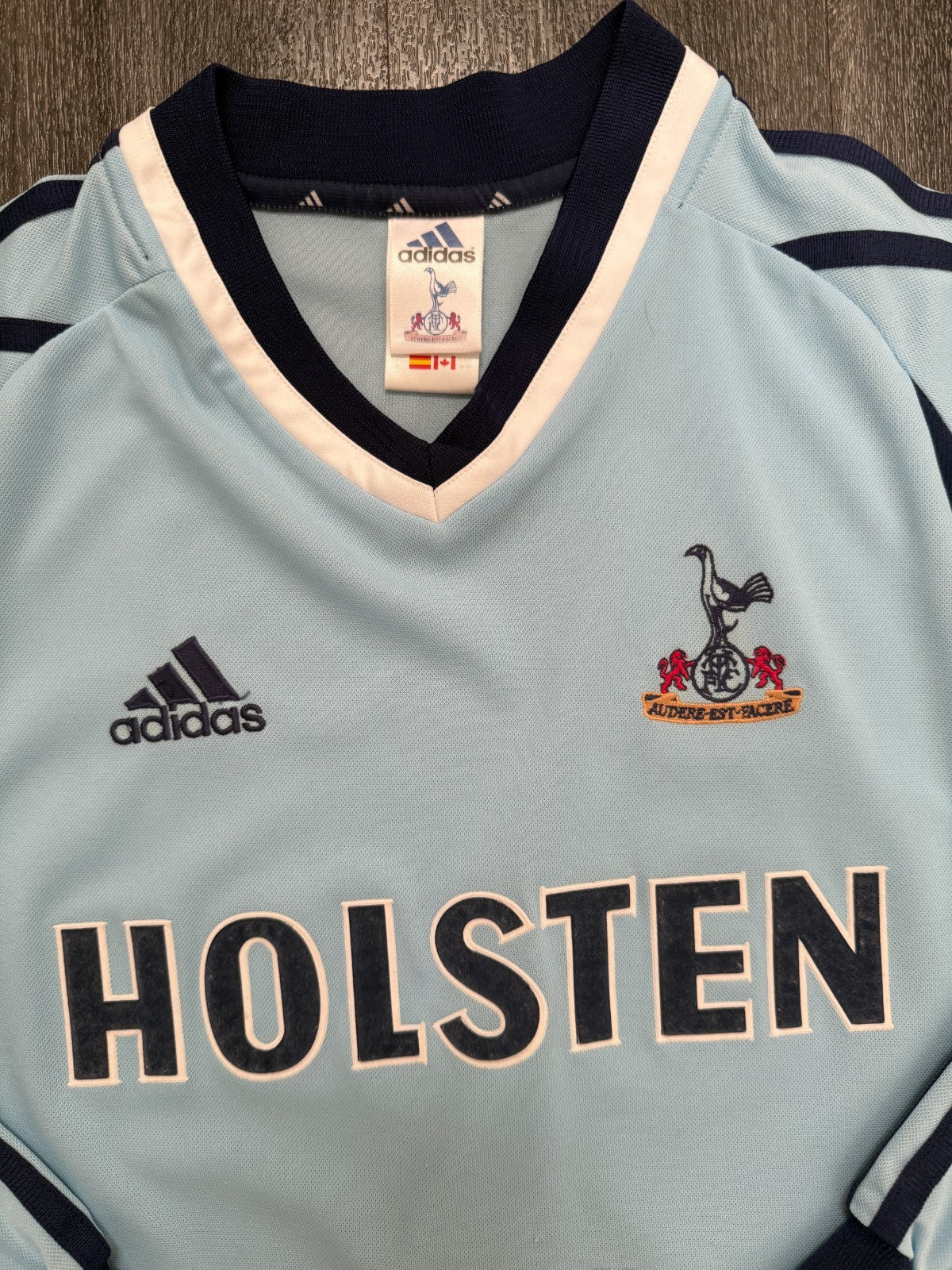 Original Adidas Tottenham Hotspur Spurs 2001/2002 Long Sleeve Away Shirt Mens M1