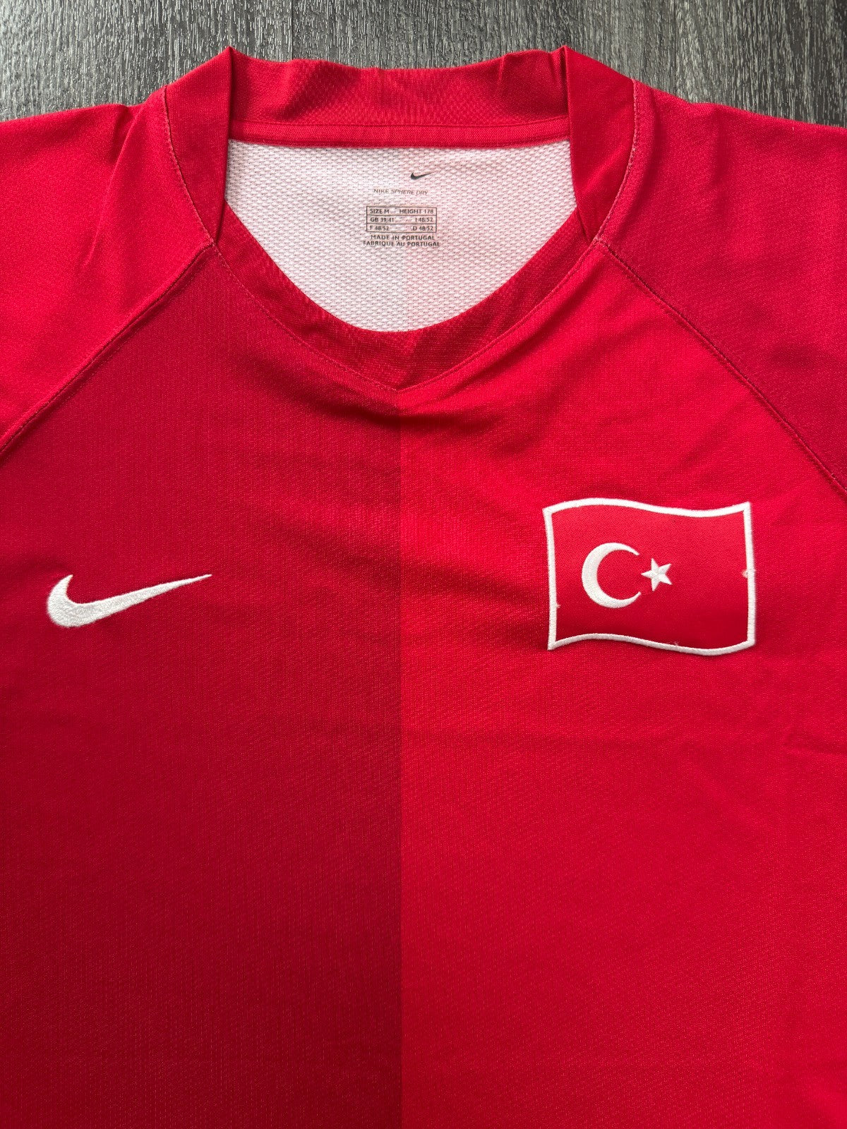 Original Authentic Nike Turkey Turkiye 2006 Home Shirt Mens Medium1