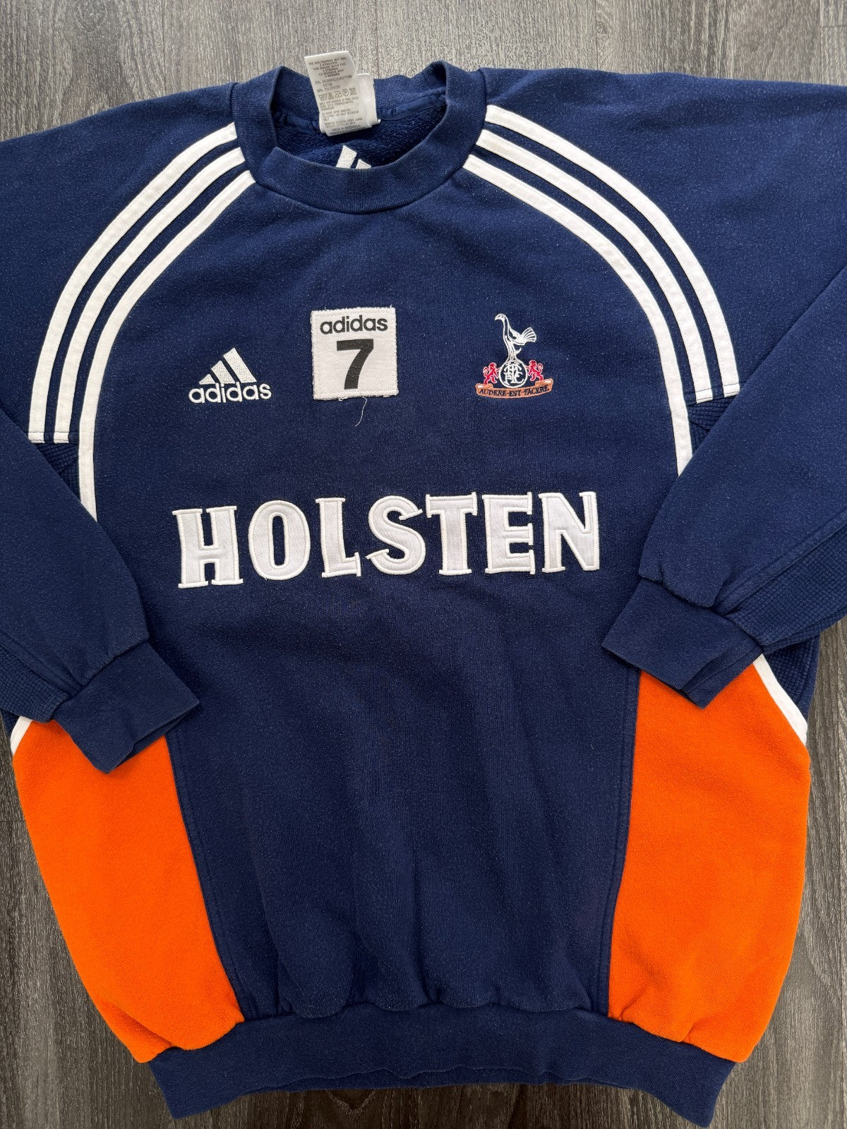 PLAYER ISSUE Adidas Tottenham Hotspur Spurs 2000/2001 Training Jumper Sweatshirt0