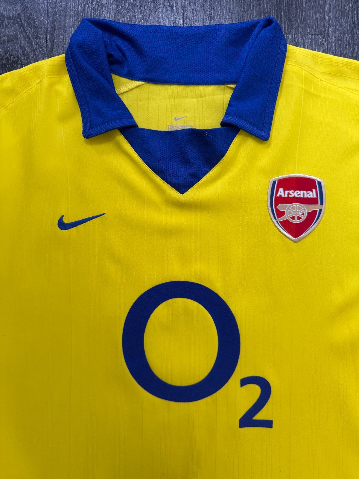Original Nike Arsenal 2003/2004 Away Shirt Mens XXL 2XL1