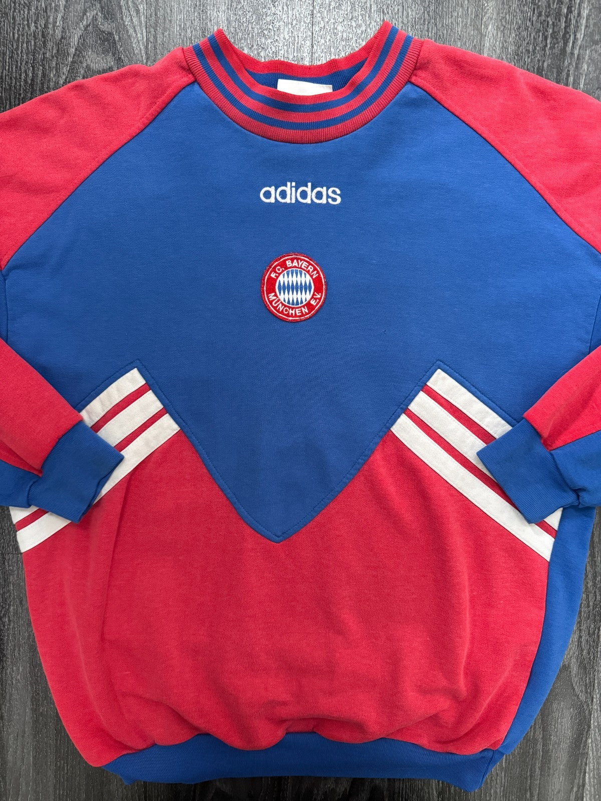 Original Adidas Bayern Munich Munchen 1993/1994 Training Jumper Sweatshirt Men M0
