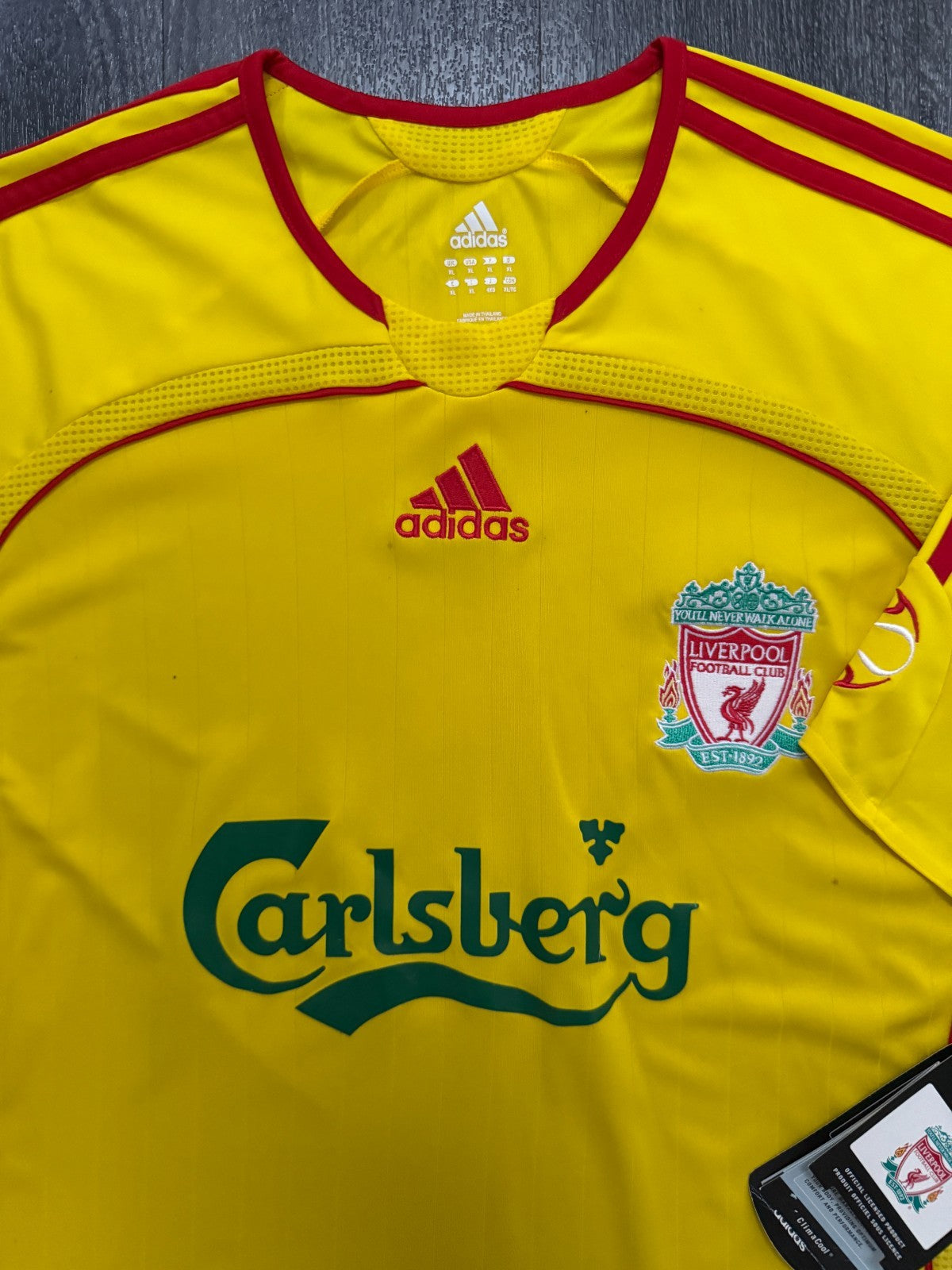 Original Adidas Liverpool 2006/2007 Away Shirt Mens Extra Large XL1