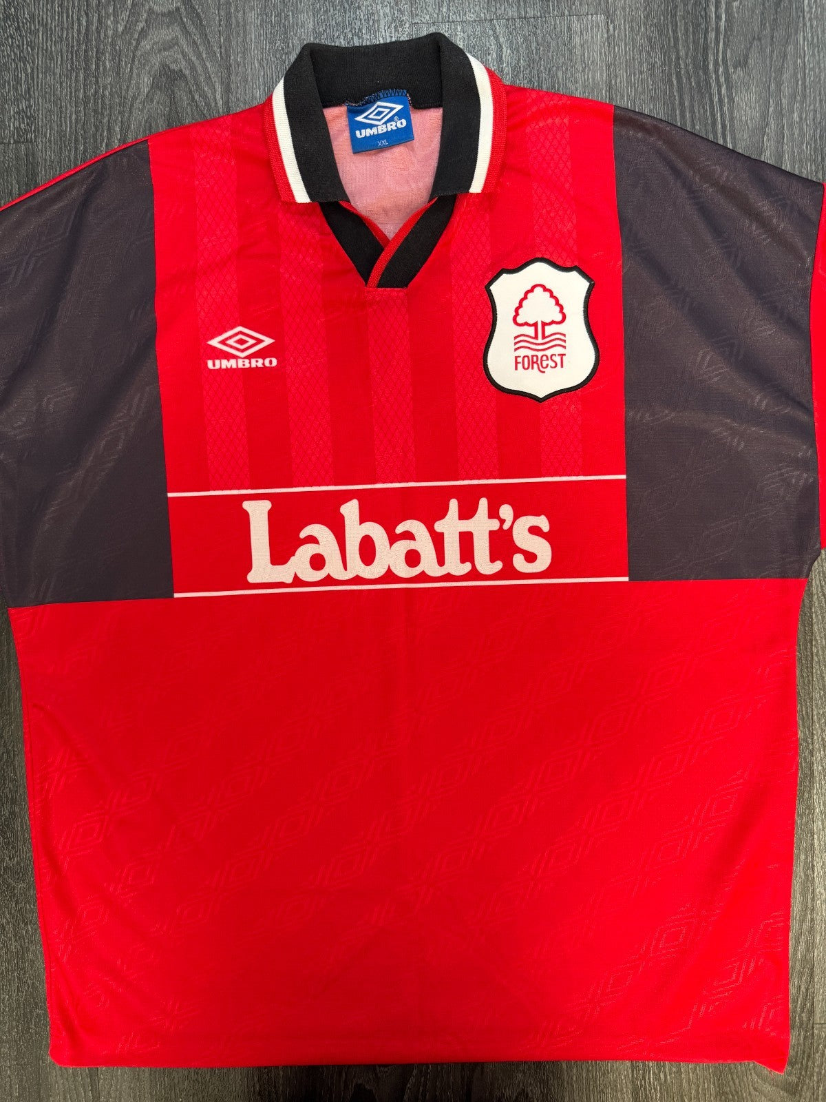 Original Umbro Nottingham Forest 1994/1995 Home Shirt Mens XXL 2XL0