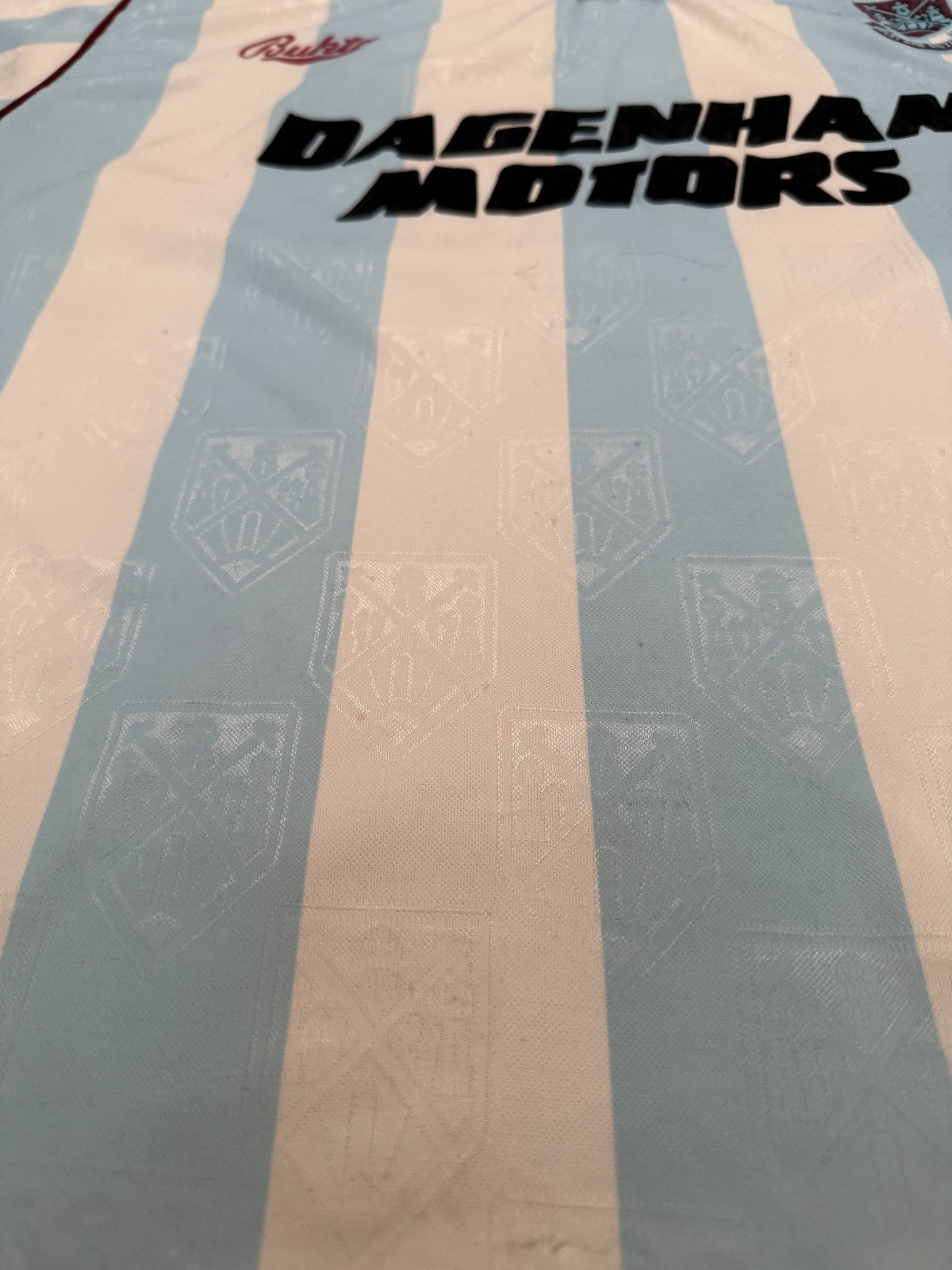 Original Bukta West Ham United 1992/1993 Away Shirt Mens Medium M5