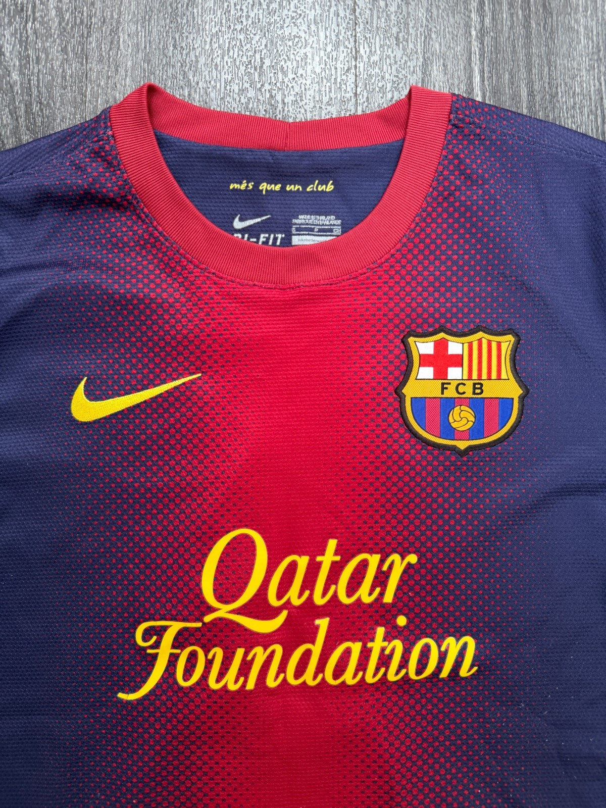 Original Nike Barcelona 2012/2013 Home Shirt DAVID VILLA 7 Mens Small2