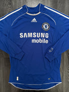Original Adidas Chelsea 2006/2007 Long Sleeve Home Shirt Mens Medium0