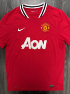 Original Nike Manchester United 2011/2012 Home Shirt Mens Large L0
